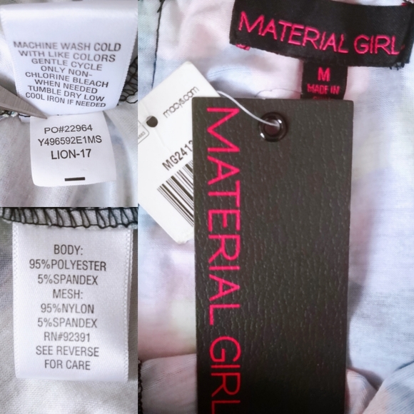 MATERIAL GIRL Mesh Inset Skater Dress - Picture 5 of 5